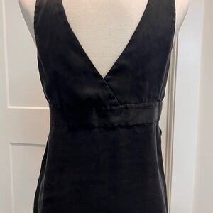 Theory Black silky shirt